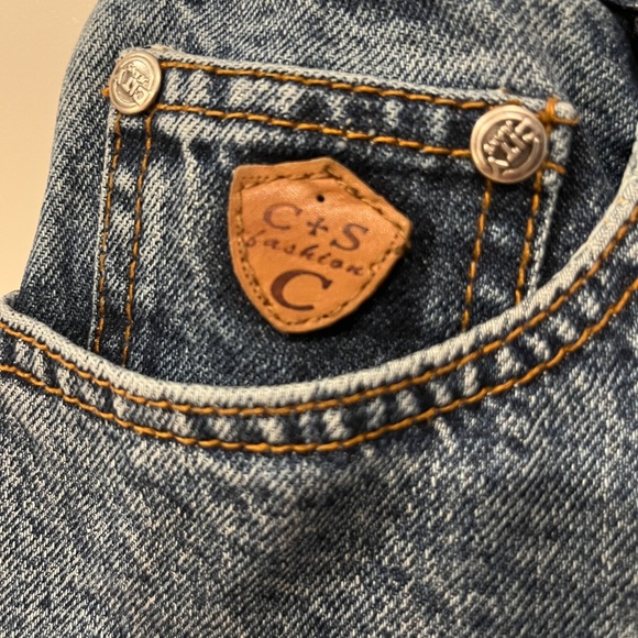 Y2K City Jeans Denim Skirt with Hardwear Details - Picture 2 of 7